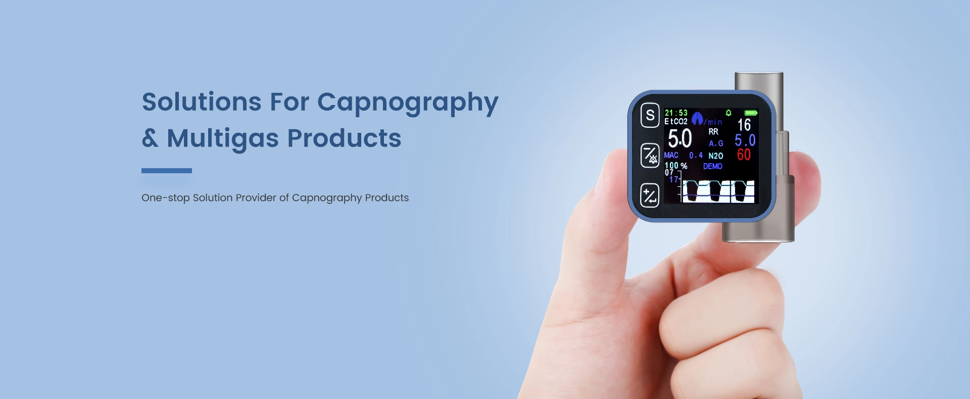 Solutions For Capnography & Multigas Products